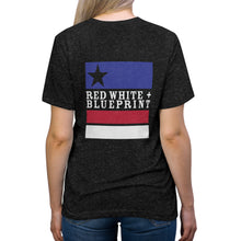 Load image into Gallery viewer, Red White &amp; Blueprint Black Logo Tee
